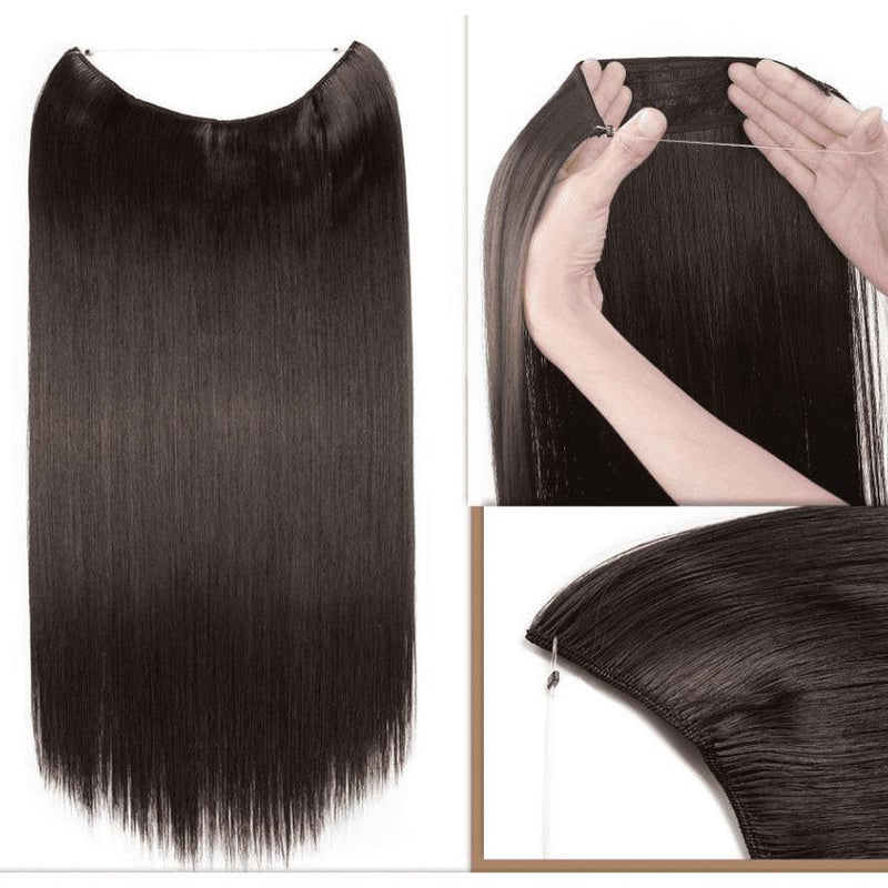 Aplique Mágico de Cabelo Fio Invisível - HubyShop