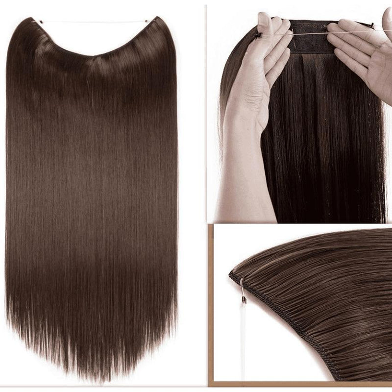 Aplique Mágico de Cabelo Fio Invisível - HubyShop