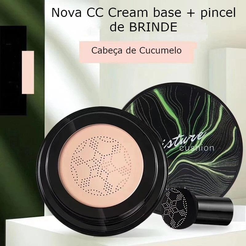 Nova cushion CC Cream Original - Base corretiva de alta cobertura + Pincel cogumelo (Brinde) Frete Grátis - HubyShop