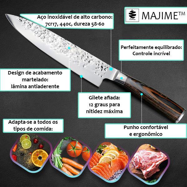 MAJIME™ - Faca japonesa de cozinha de 8 polegadas - HubyShop