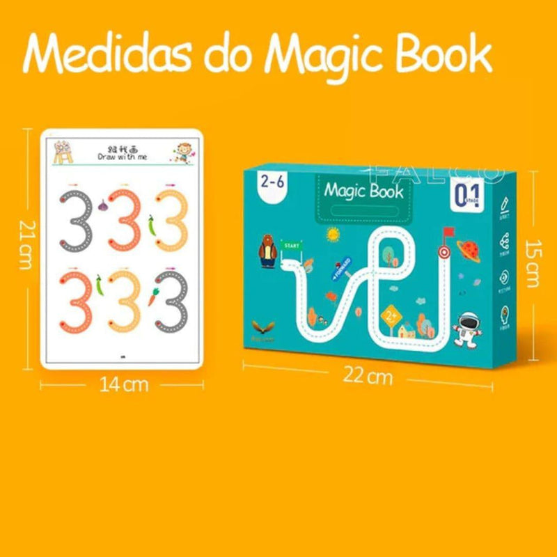 Caderno de Traço e Desenho Infantil - HubyShop