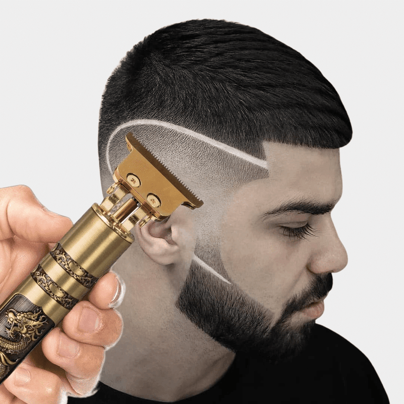 Barbeador Profissional de Barba Cabelo e Pelos A prova D´agua - HubyShop