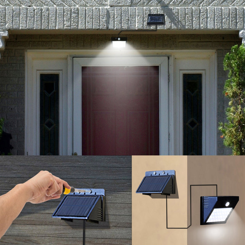 NOVA Luz com Sensor de Movimento à Energia Solar (com Painel Solar Destacável) - HubyShop