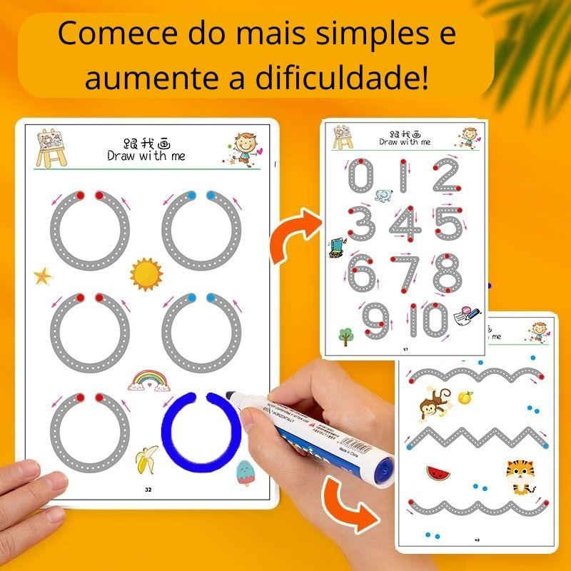 Caderno de Traço e Desenho Infantil - HubyShop