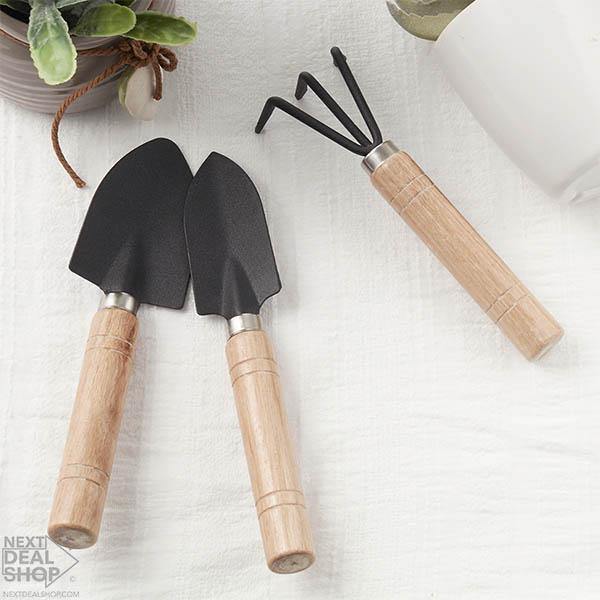 3 Peças de Mini Ferramentas de Jardinagem - HubyShop