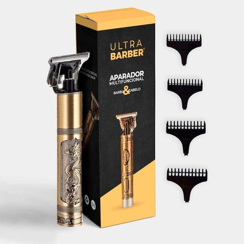 Barbeador Profissional de Barba Cabelo e Pelos A prova D´agua - HubyShop