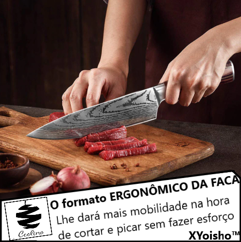 XYoisho™ - Faca Japonesa de Cozinha de 8 polegadas - HubyShop