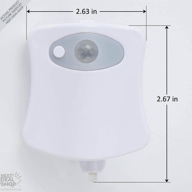 Luz Interna de Vaso Sanitário com Sensor de Movimento - Evite Acidentes Noturnos! - HubyShop